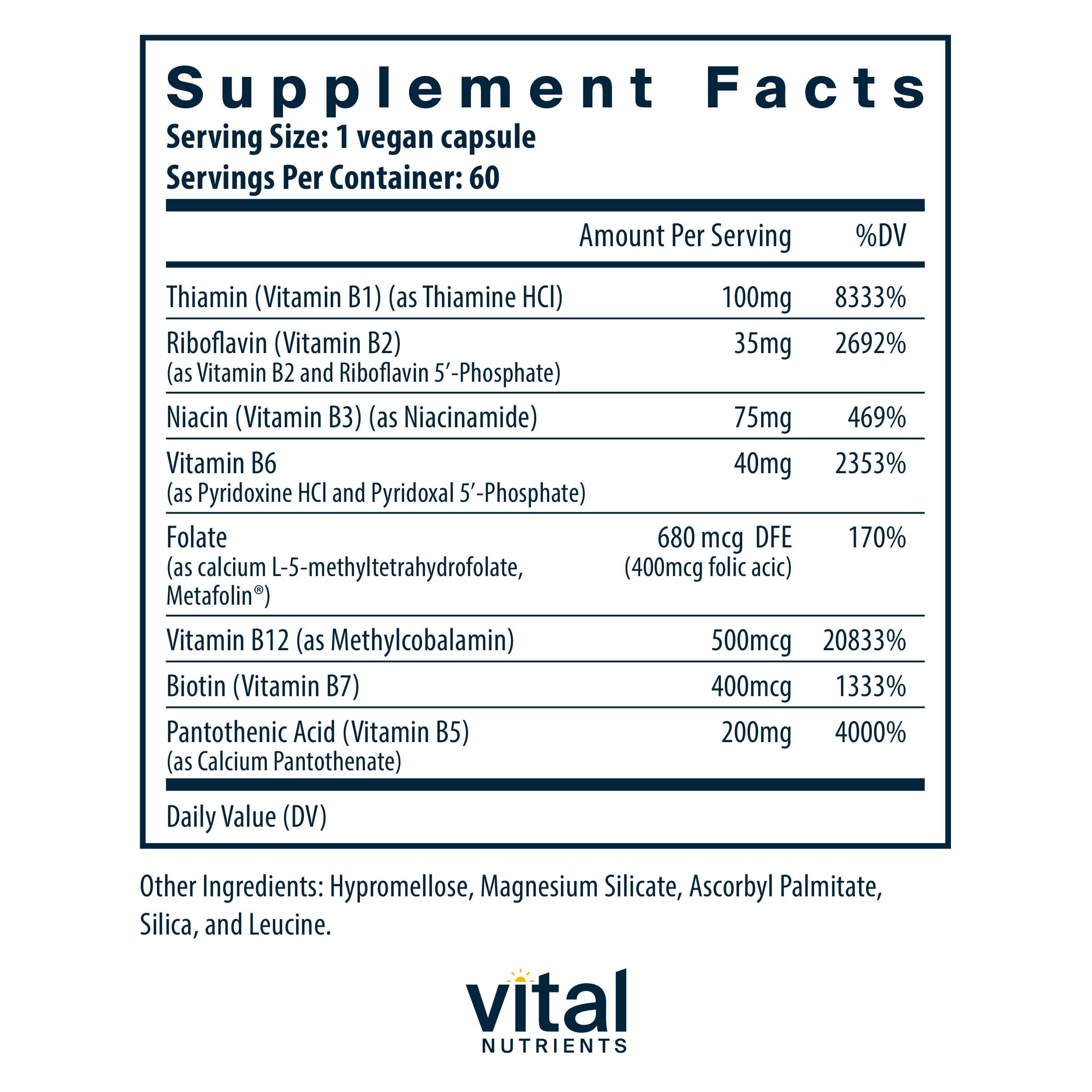 Vital Nutrients cápsula abierta para ver textura y pureza vegetal