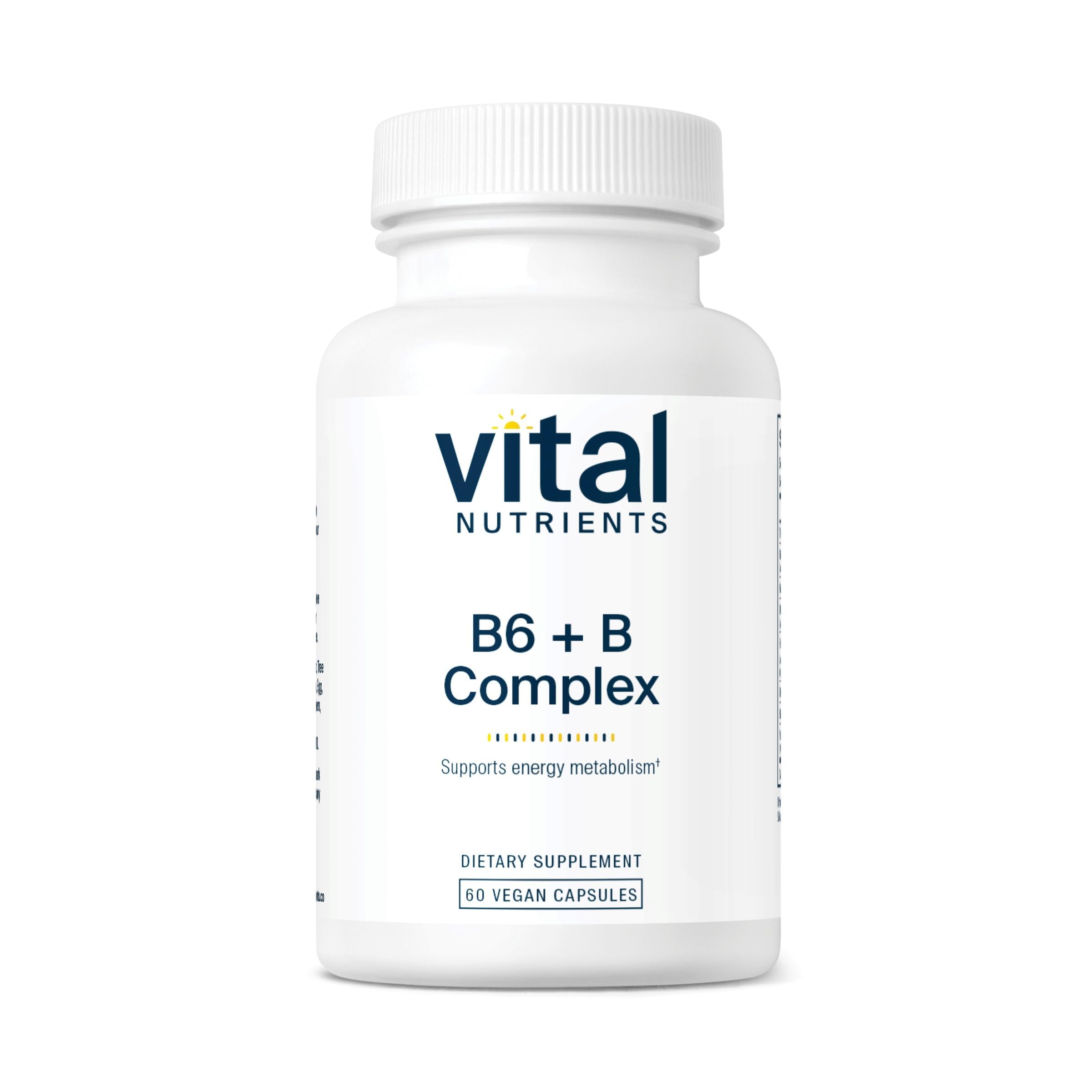 Vital Nutrients frasco frontal mostrando nombre y cantidad, resalta pureza