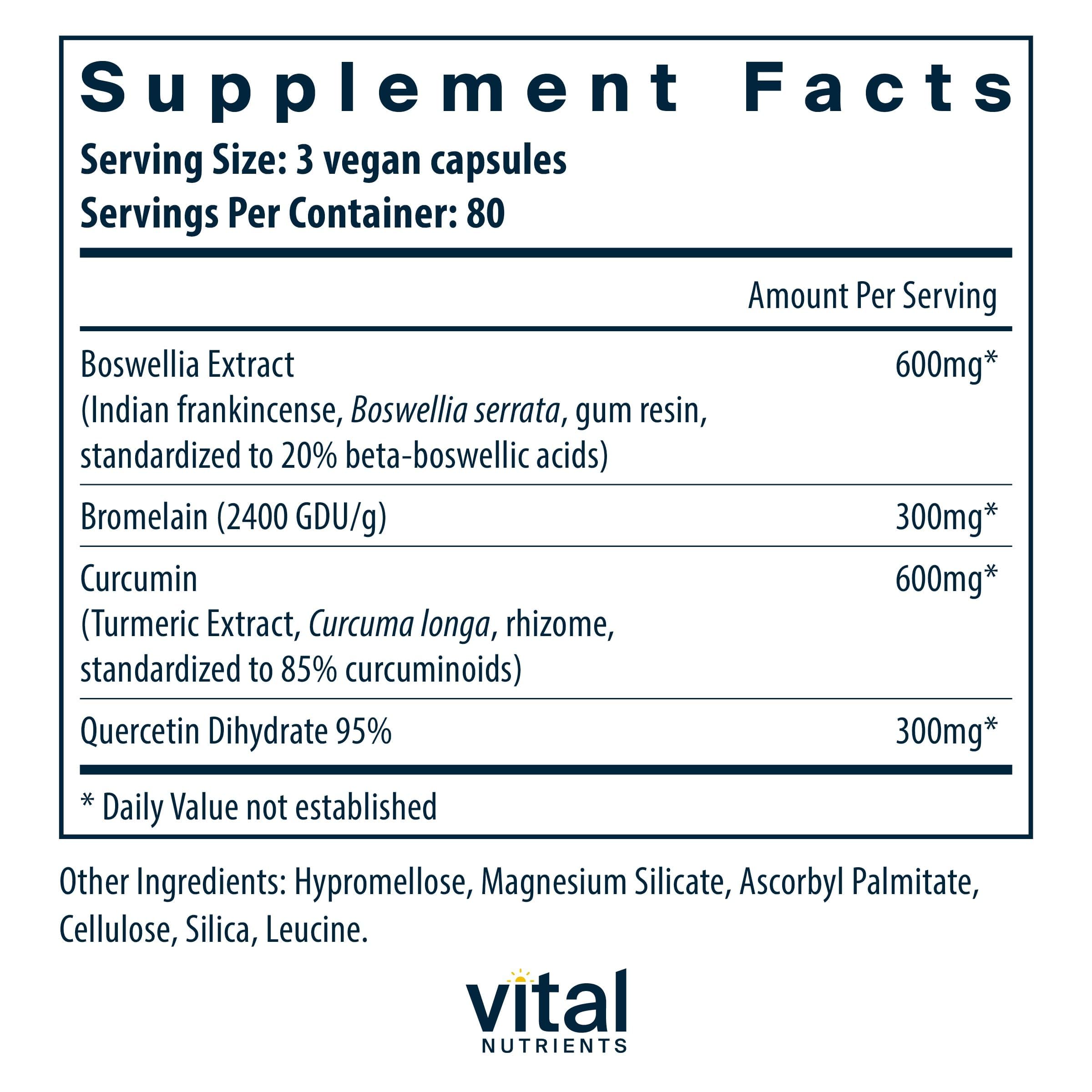 Vital Nutrients BCQ detalle de cápsula vegana para fácil ingestión