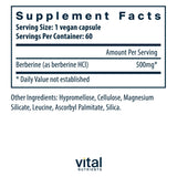 Vital Nutrients cápsula vegana abierta para ver tamaño y forma