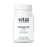 Vital Nutrients botella delantera mostrando etiqueta clara y beneficios