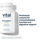 Vital Nutrients frasco junto a monedas para comparar tamaño y cantidad de cápsulas