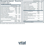 Vital Nutrients cápsula en primer plano mostrando textura y calidad