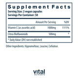 Vital Nutrients cápsula vista cercana destacando textura y fácil ingestión