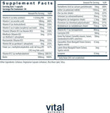 Vital Nutrients primer plano de cápsula vegana que resalta su textura y ausencia de recubrimientos artificiales