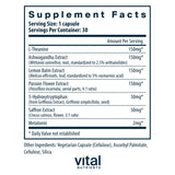 Vital Nutrients cápsula en primer plano detallando textura y pureza del producto
