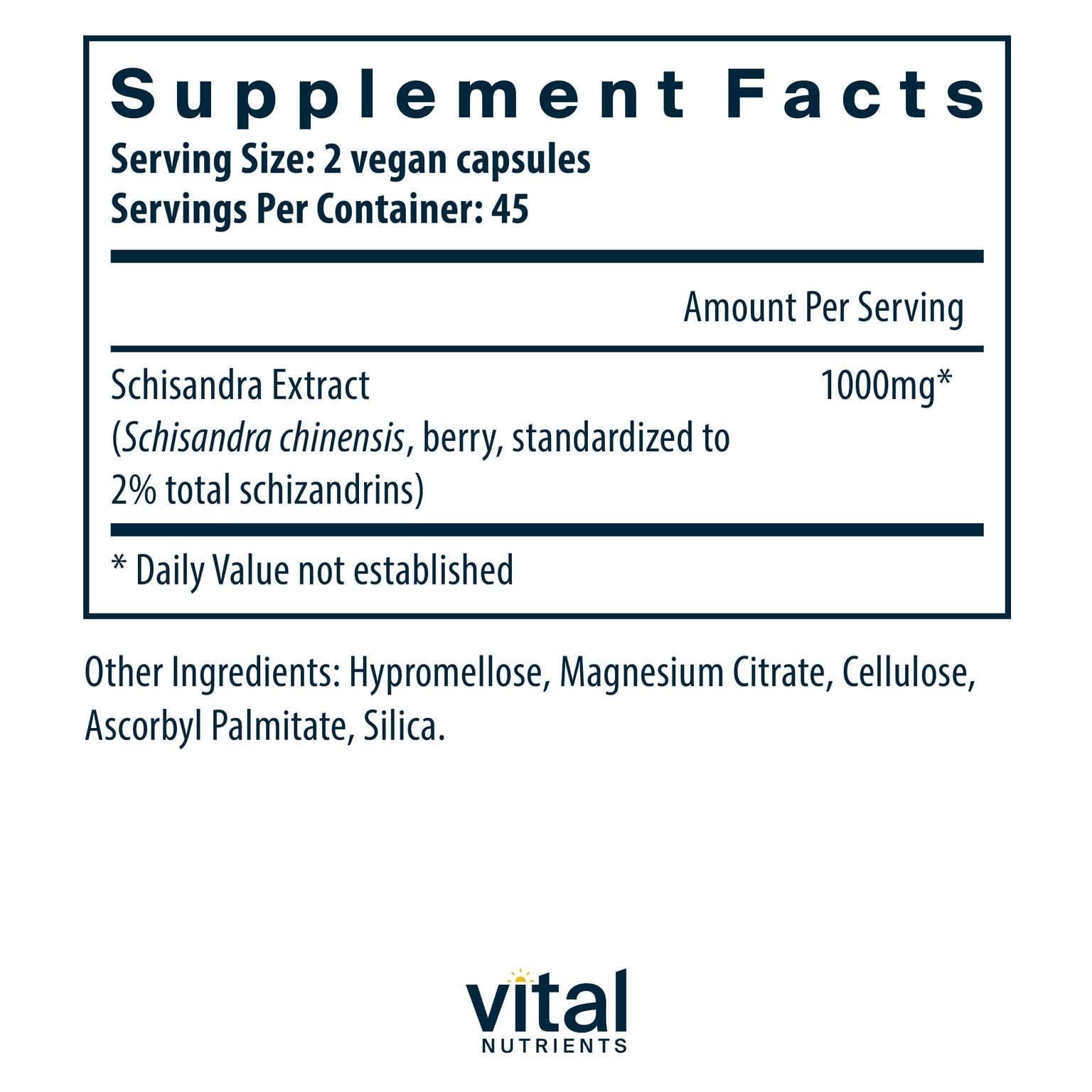 Vital Nutrients cápsulas en primer plano para fácil identificación