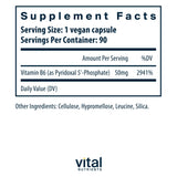 Vital Nutrients primer plano de cápsulas que destaca pureza y textura