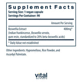 Vital Nutrients detalle de cápsulas vegetales que muestra textura y fácil ingestión