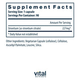 Vital Nutrients detalle de cápsulas veganas para toma cómoda y pura