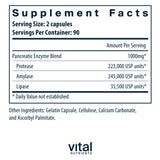 Vital Nutrients cápsulas en primer plano mostrando textura y facilidad de ingestión