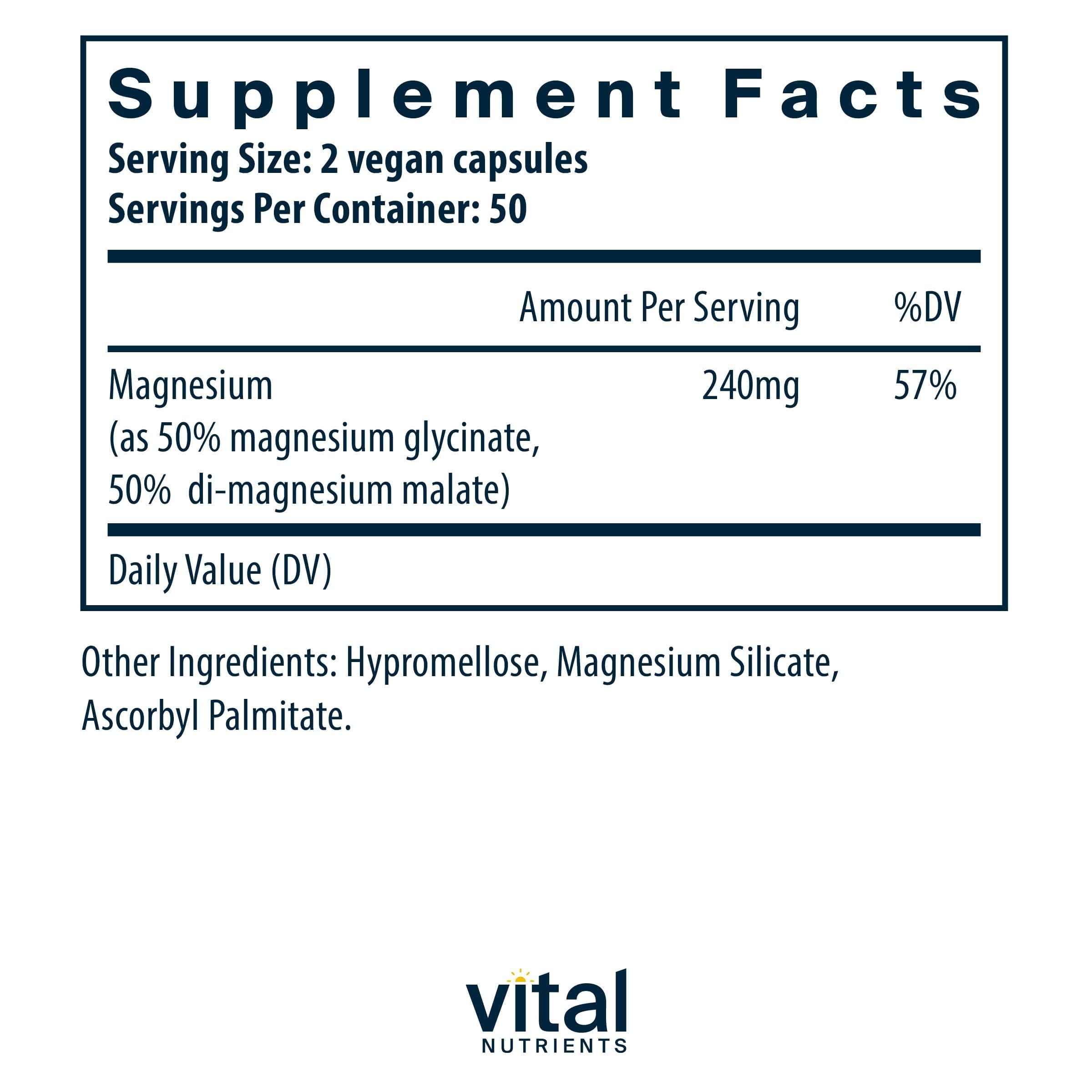 Vital Nutrients textura de cápsulas veganas para fácil ingestión