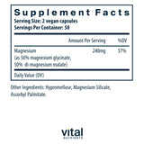 Vital Nutrients textura de cápsulas veganas para fácil ingestión