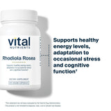 Vital Nutrients cápsulas junto a alimentos saludables para estilo de vida