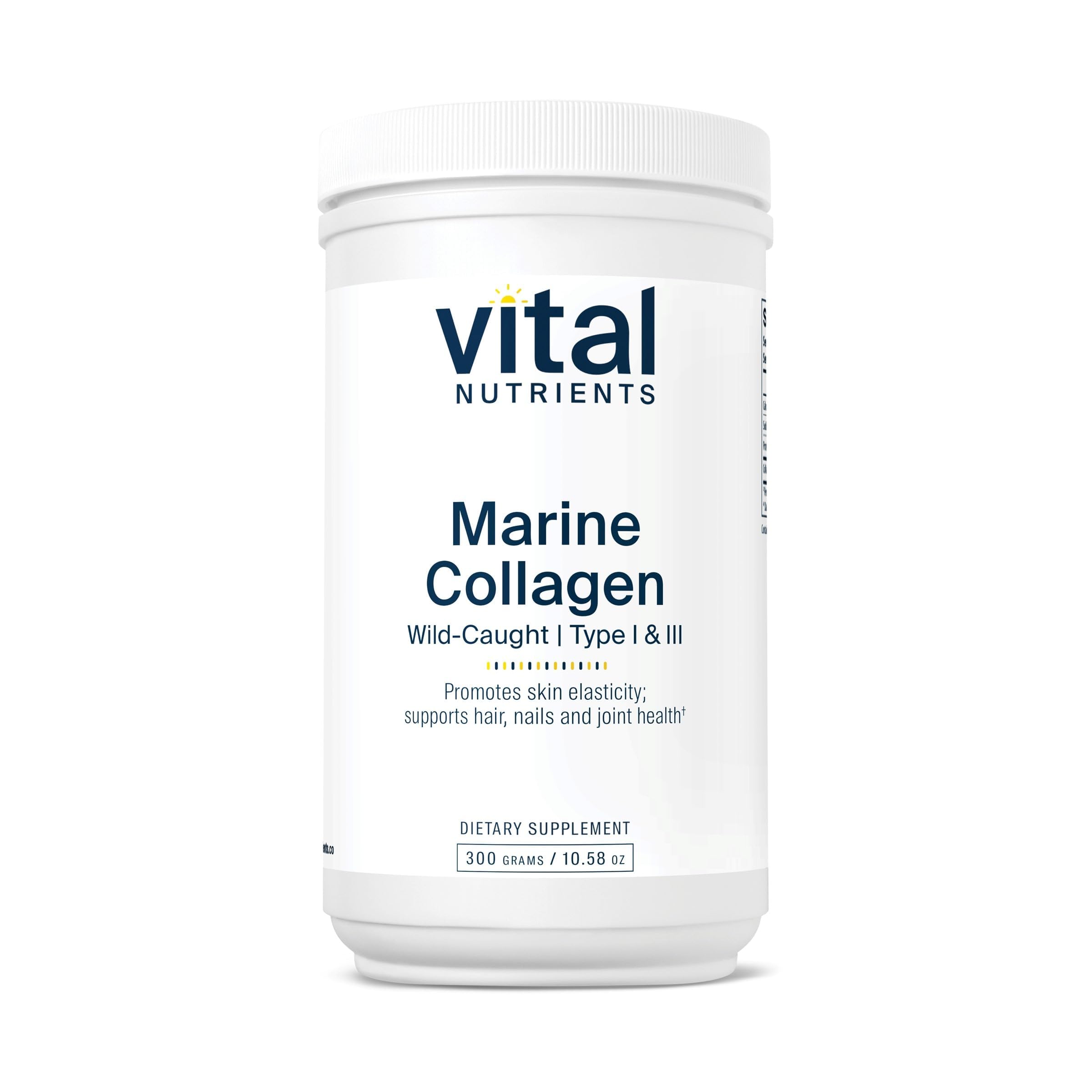 Vital Nutrients envase frontal mostrando el producto y beneficio de pureza