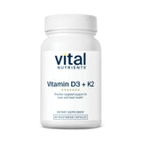 Vital Nutrients vista frontal del envase mostrando la marca y beneficios claros