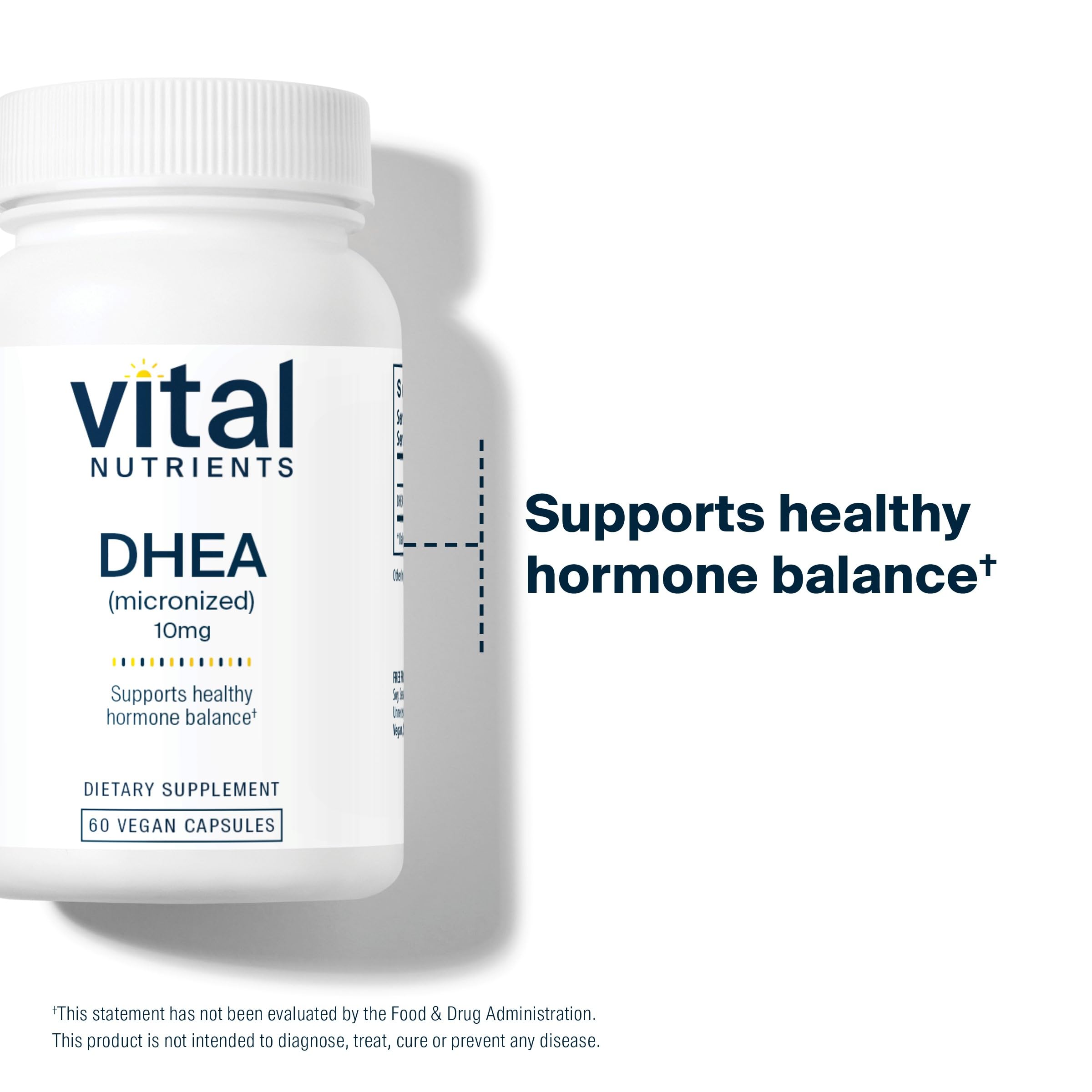 Vital Nutrients etiqueta con ingredientes y certificaciones visibles