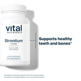 Vital Nutrients etiqueta con información nutricional y pruebas de calidad