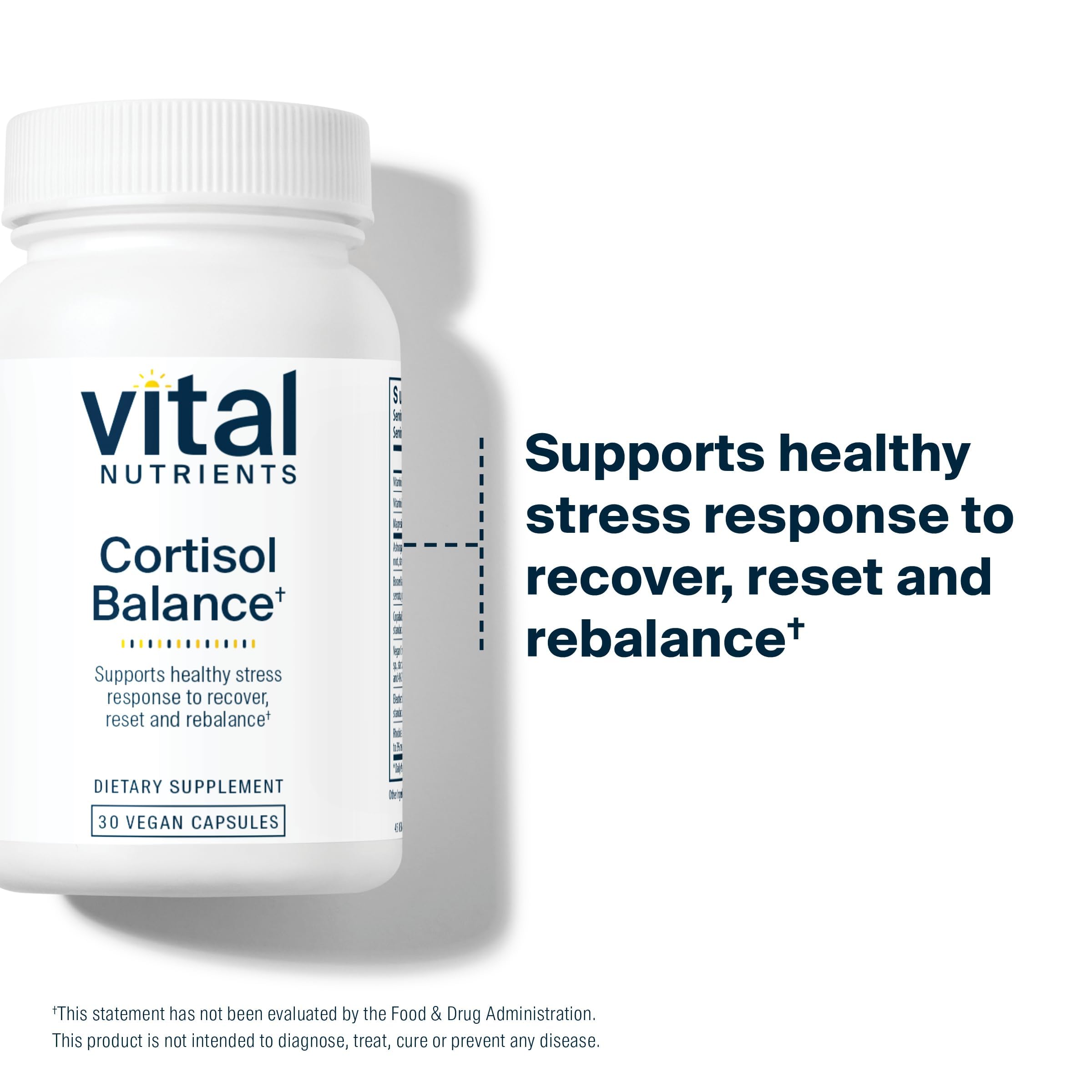 Vital Nutrients etiqueta de ingredientes lista clara de componentes y beneficios