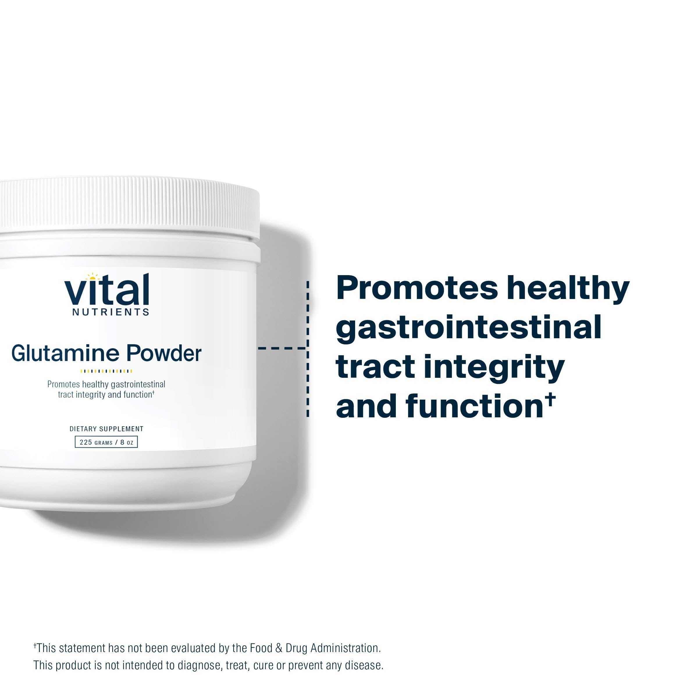 Vital Nutrients etiqueta nutricional mostrando ingredientes y pruebas