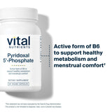 Vital Nutrients etiqueta nutricional legible con información de potencia