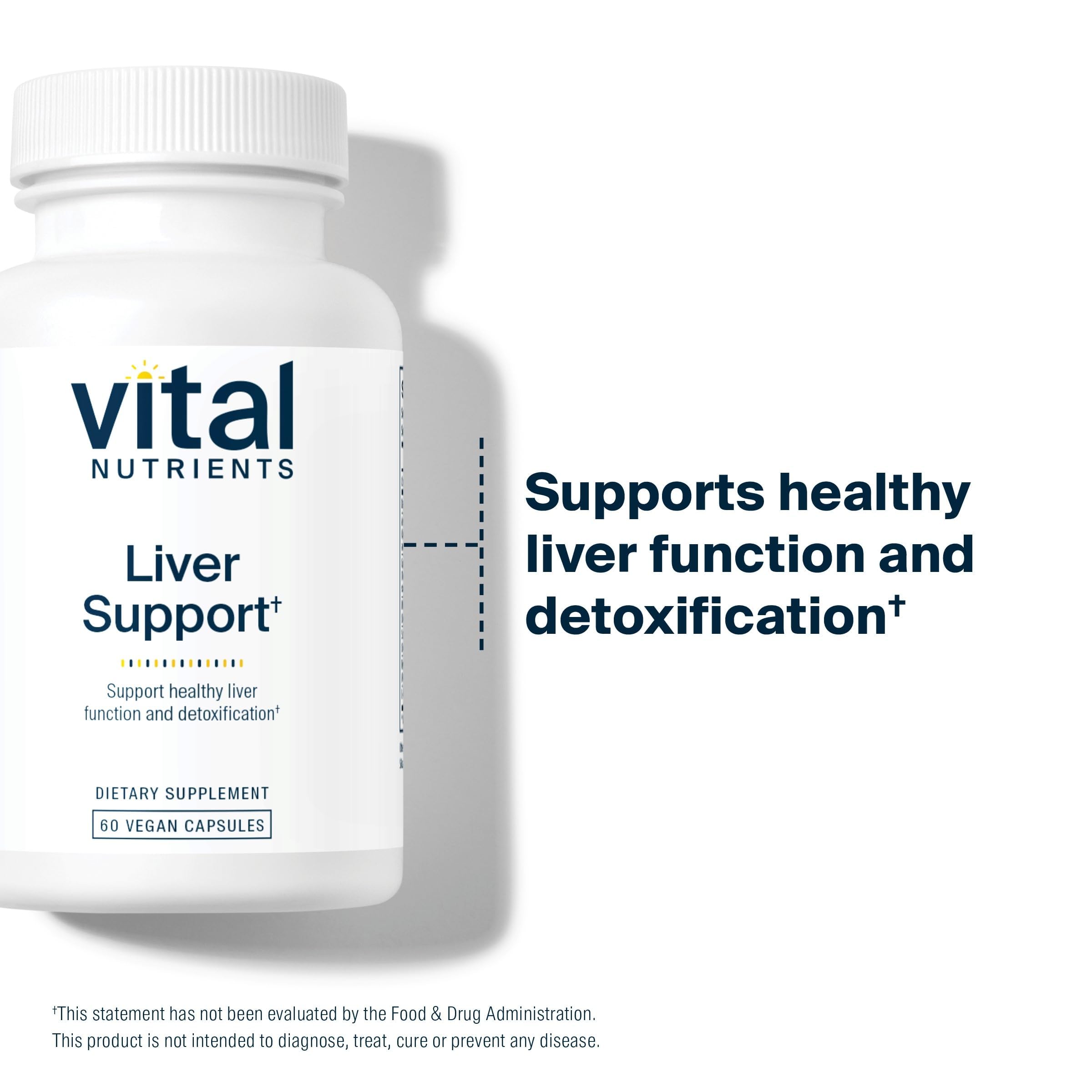 Vital Nutrients mezcla en polvo representando ingredientes activos naturales