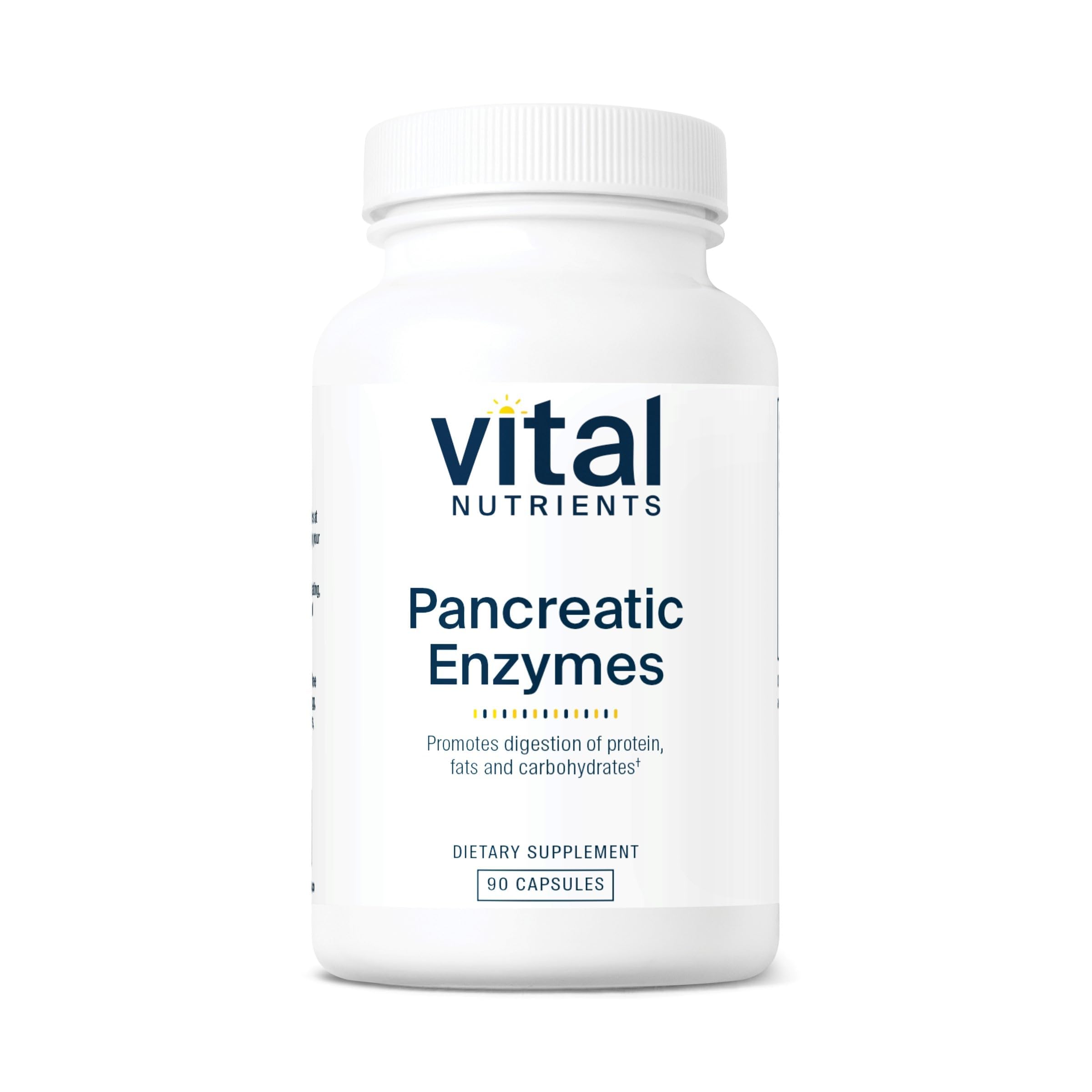 Vital Nutrients frasco frontal mostrando el envase y la etiqueta clara como confianza