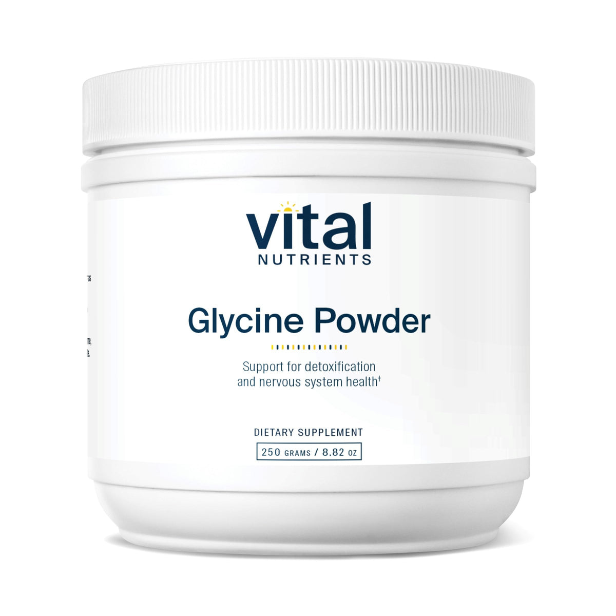 Vital Nutrients frente del envase mostrando diseño y cantidad 250 g