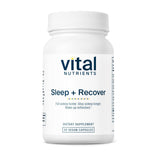 Vital Nutrients frente del envase mostrando fórmula vegana y beneficios para sueño
