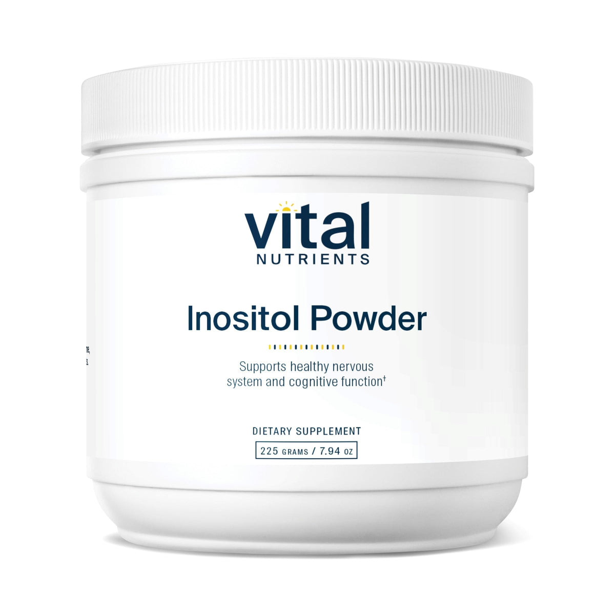 Vital Nutrients envase frontal mostrando myo-inositol y beneficios claros