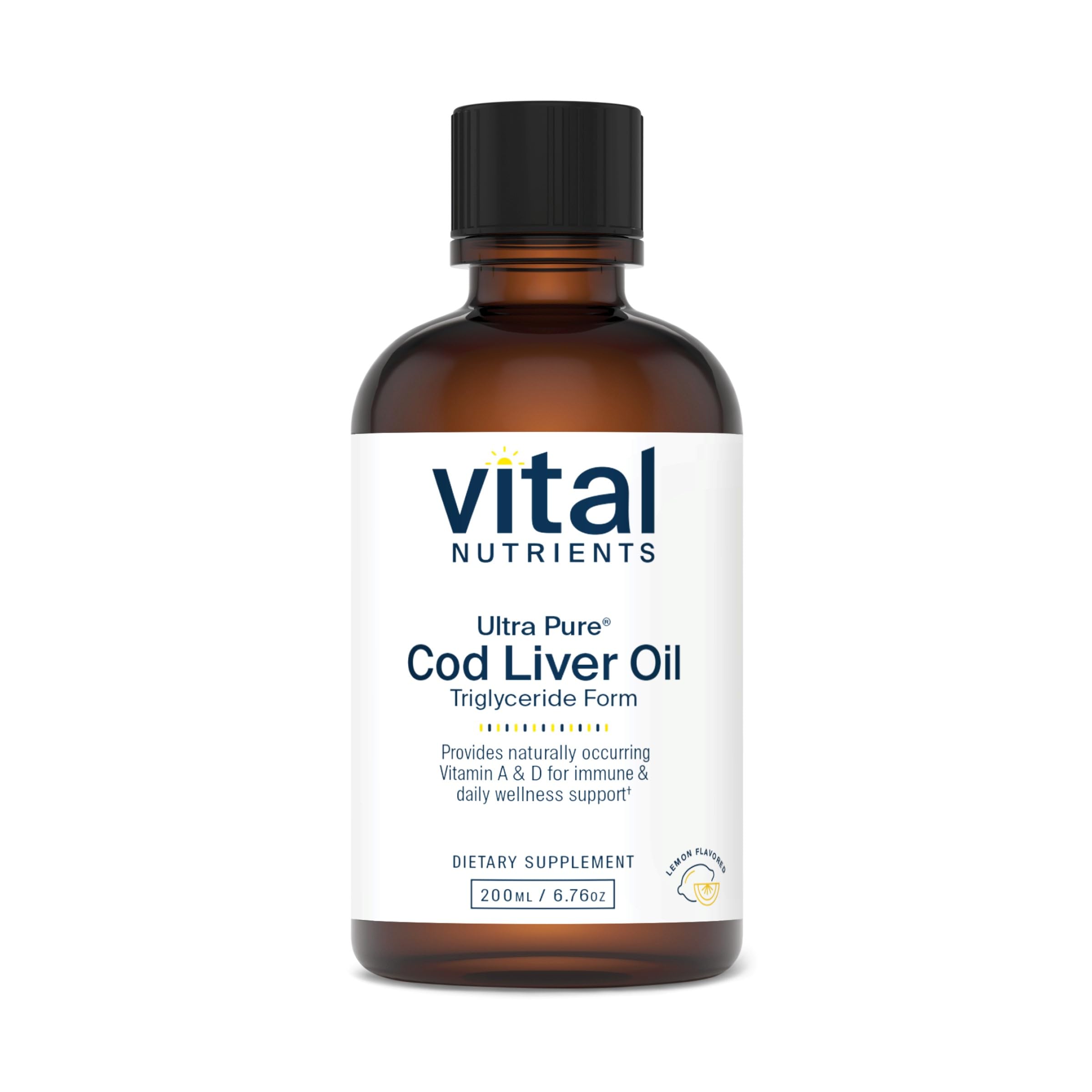 Vital Nutrients botella frontal mostrando etiqueta y pureza