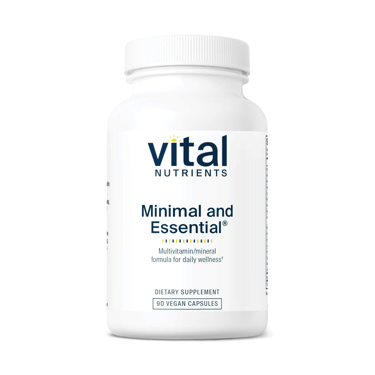 Vital Nutrients frontal del envase mostrando etiqueta clara y beneficios