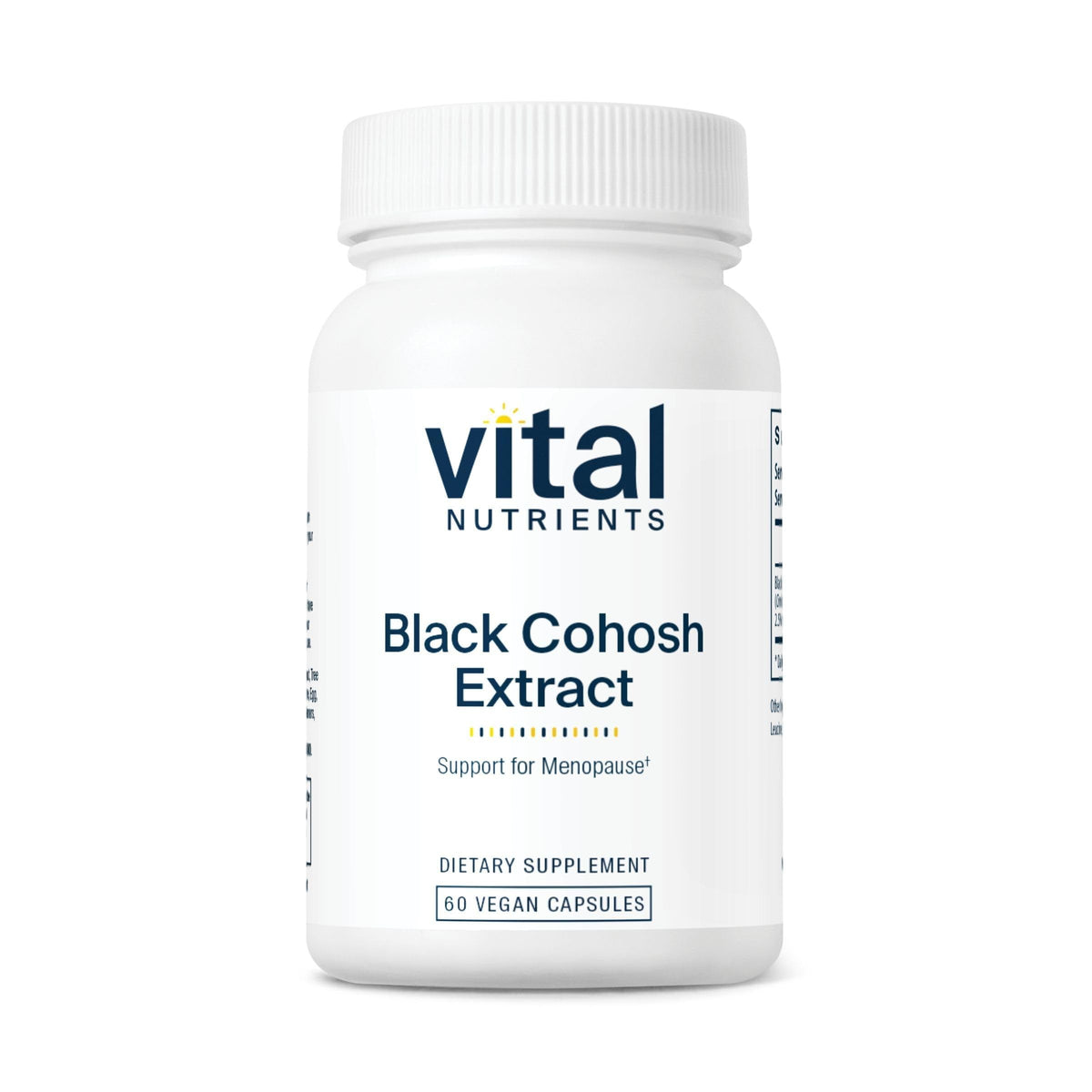 Vital Nutrients botella frontal que transmite confianza y calidad