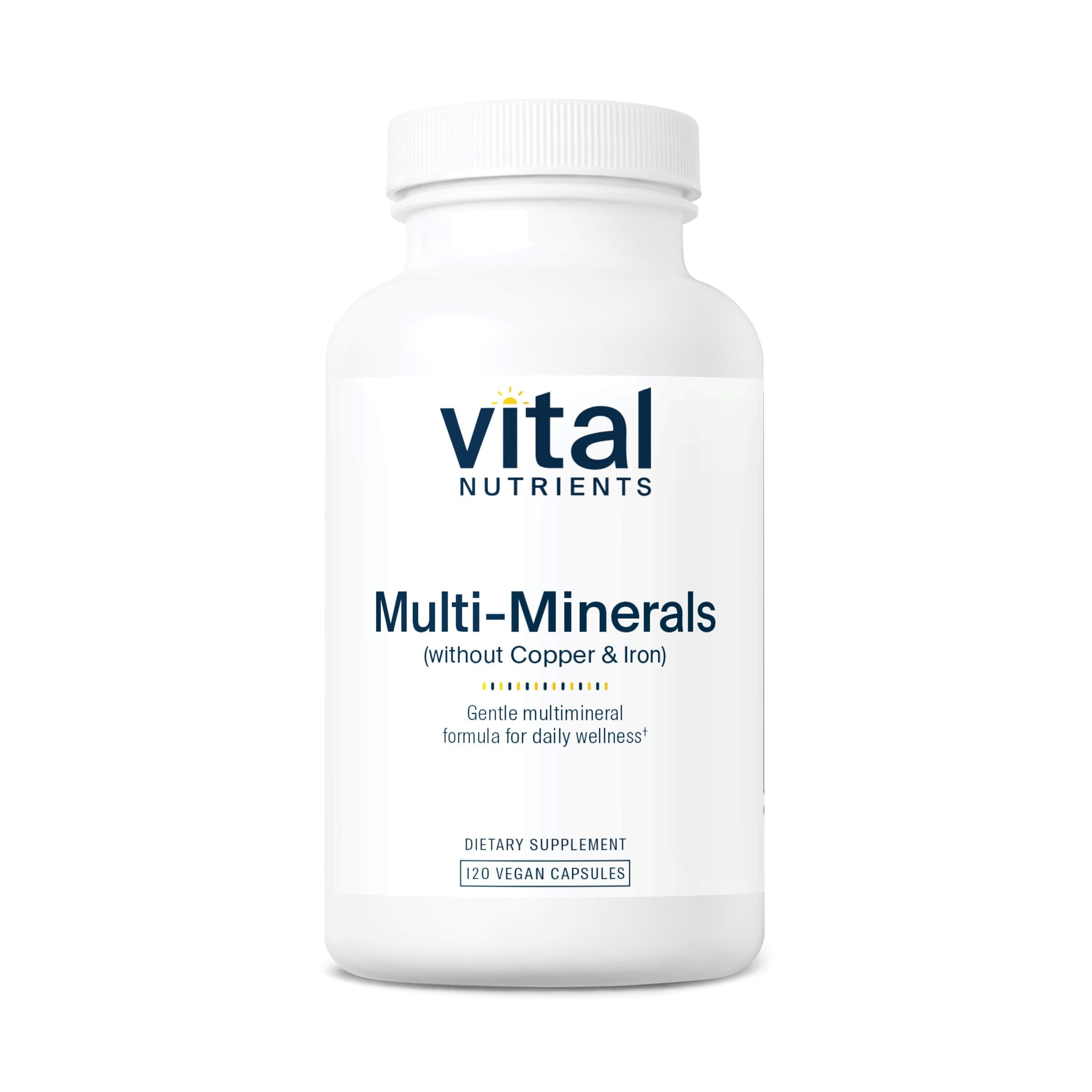 Vital Nutrients presentación frontal con cápsulas y beneficio claridad de ingredientes