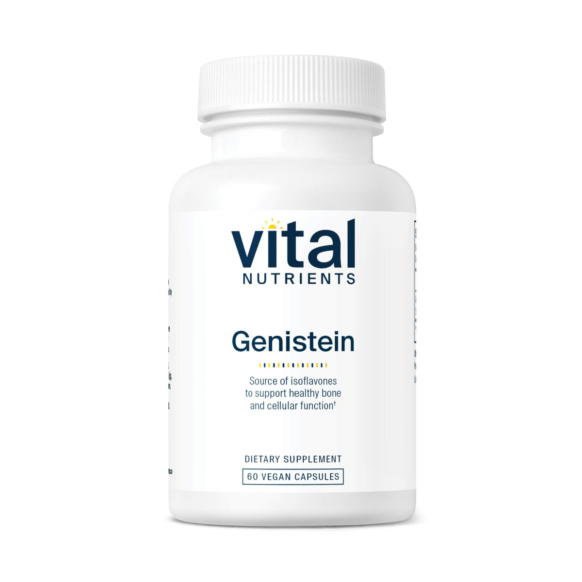Vital Nutrients botella frontal mostrando la etiqueta clara y beneficios