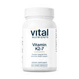 Vital Nutrients envase frontal del K2-7 mostrando etiquetado claro y beneficios