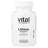 Vital Nutrients bote frontal mostrando etiqueta limpia y beneficios claros