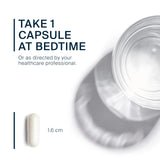 Textura de cápsula Vital Nutrients melatonina 3mg resaltando ausencia de rellenos artificiales