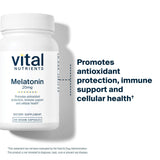 Vital Nutrients cápsula junto a una moneda para comparar tamaño