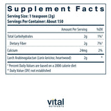 Vital Nutrients polvo textura fina detalle que facilita disolución rápida