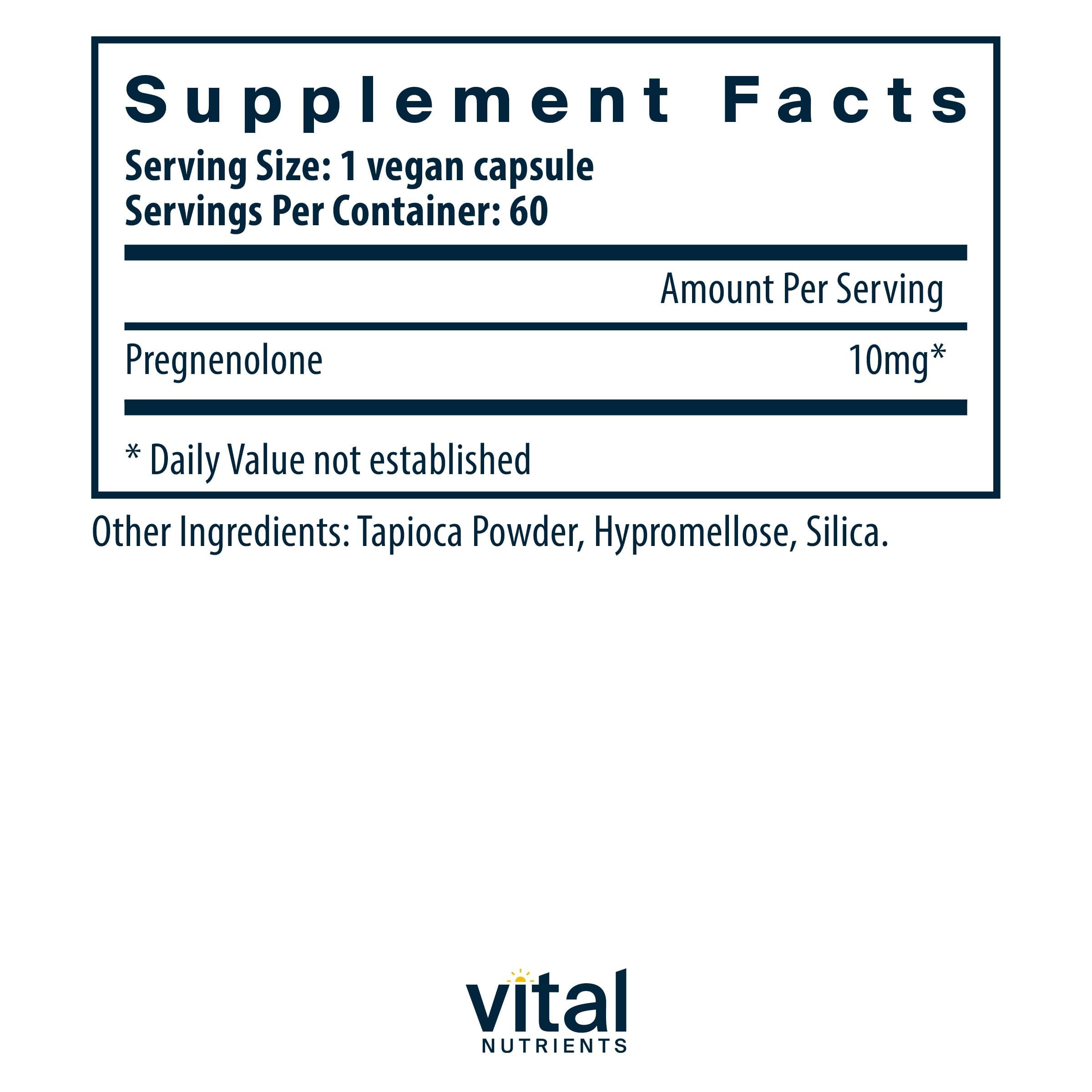 Vital Nutrients cápsula vegetariana en primer plano, fácil de tragar
