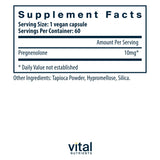 Vital Nutrients cápsula vegetariana en primer plano, fácil de tragar