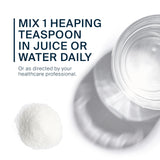 Vital Nutrients polvo mezclado en vaso para comodidad y apoyo digestivo
