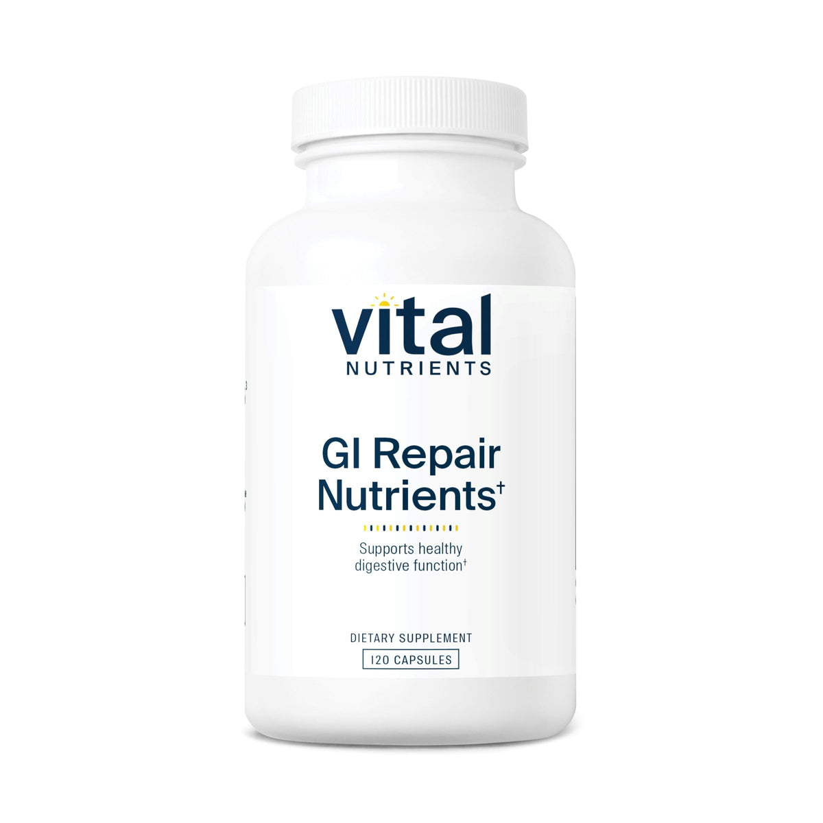 Vital Nutrients presentación frontal del envase mostrando beneficios y tamaño