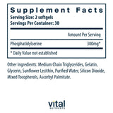 Vital Nutrients detalle de softgel resalta textura y fácil ingestión