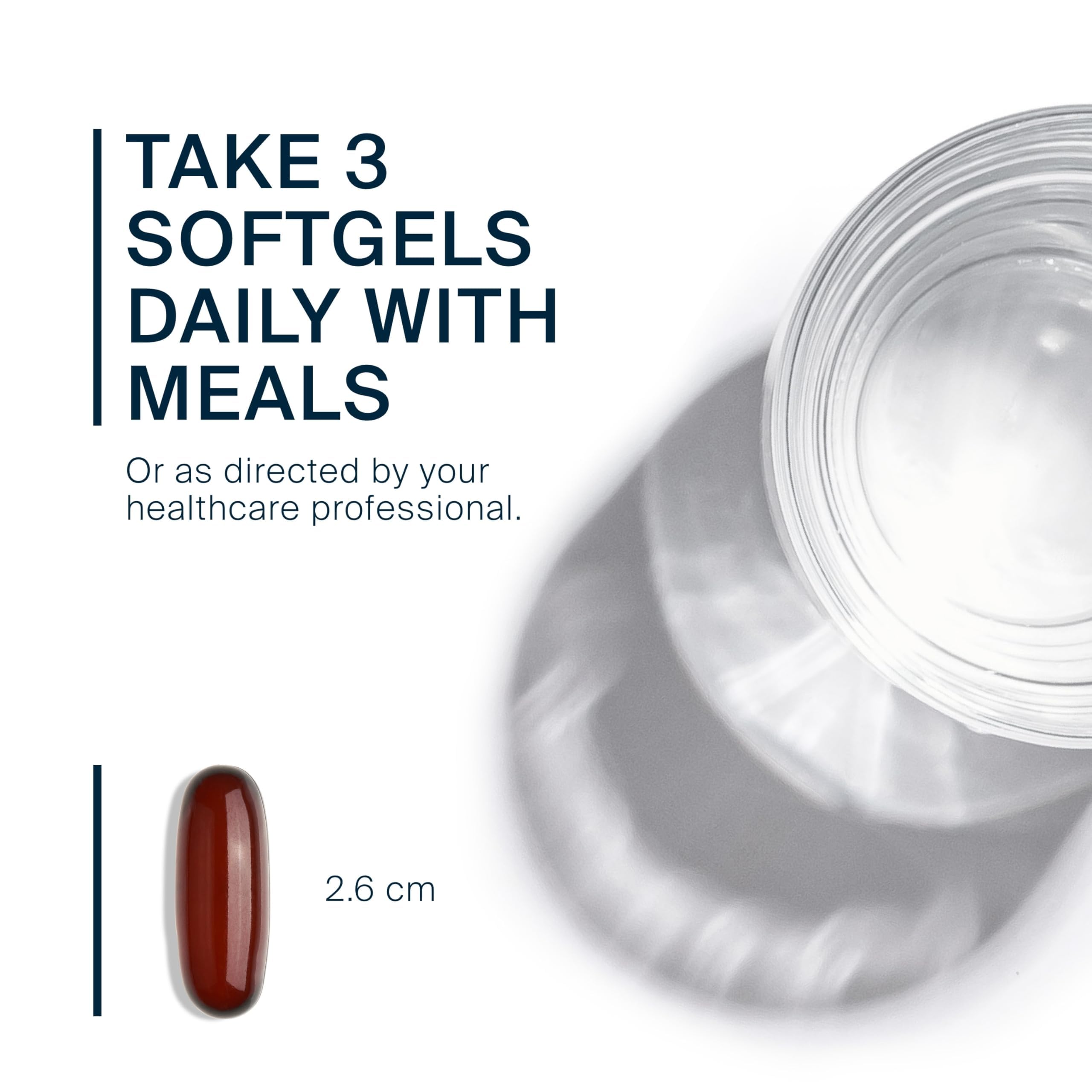 Vital Nutrients frasco junto a monedas para comparar tamaño y cantidad
