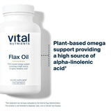 Vital Nutrients gota de aceite que ilustra pureza y prensado en frío