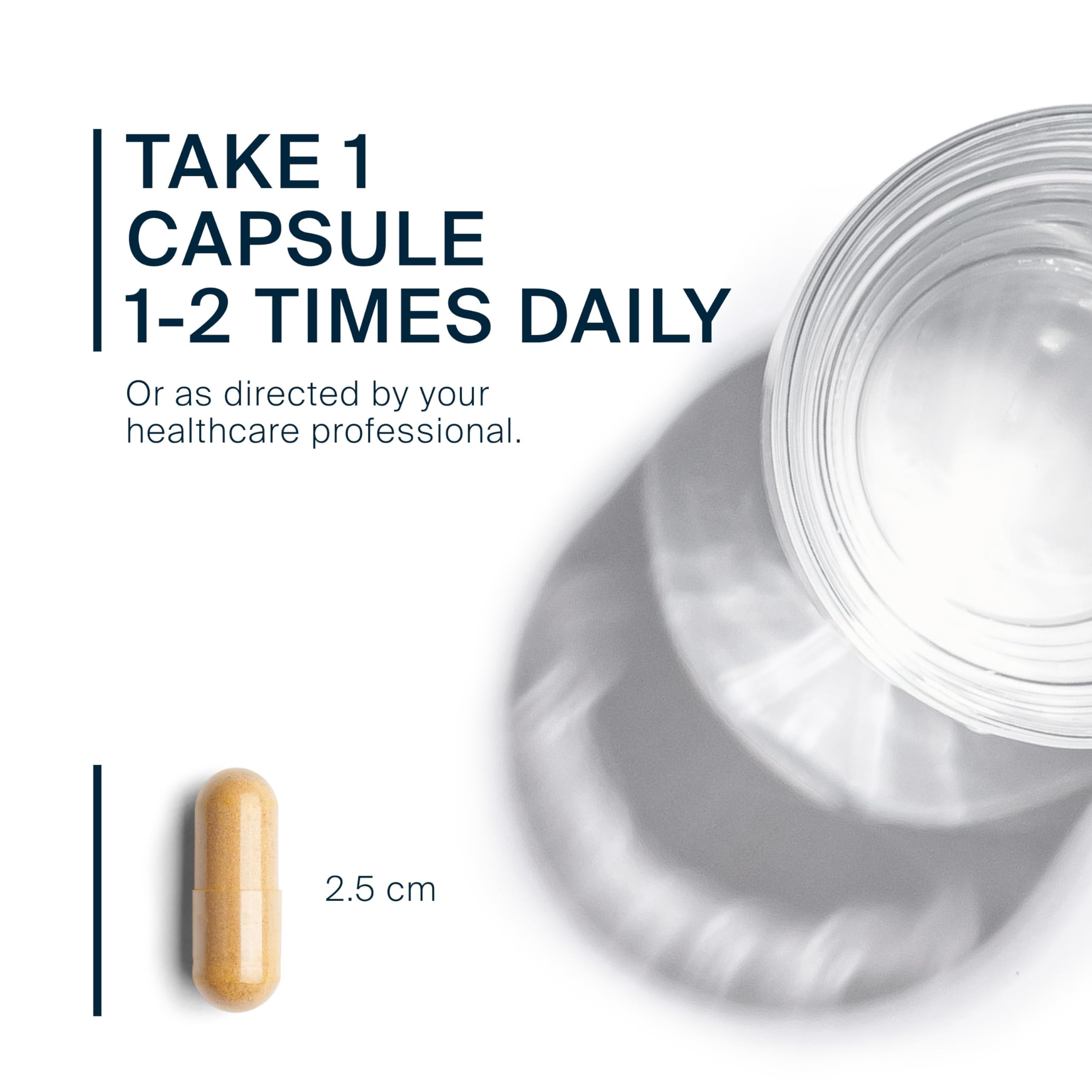 Vital Nutrients persona tomando la cápsula para uso diario sencillo