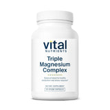 Vital Nutrients frasco frontal del Triple Magnesium Complex beneficiando la confianza en la pureza