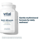 Vital Nutrients cápsulas en cocina junto a alimentos para contextualizar uso diario
